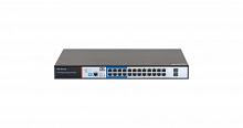 GL-SW-G205-24P - Коммутатор NIKOMAX, WEB Smart управляемый, 24 PoE (802.3af/at) портов 10/100/1000Мбит/с 8 до 250 метров cat.6, 2*SFP 1000Мбит/с, 400Вт APO&R