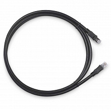 Cabeus PC-ARM-FTP-RJ45-Cat.6a-10m-PE - Патч-корд экранированный F/UTP категории 6a, длина 10 м, разъемы RJ45/RJ45 (8P8C), армированный гофрированной стальной лентой, оболочка PE (полиэтилен), черный.