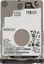 Жесткий диск WD SATA-III 1TB WD10SPSX Notebook/Desktop Black (7200rpm) 64Mb 2.5"