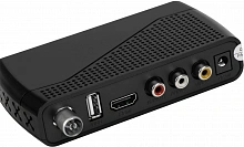 Ресивер DVB-T2 Hyundai H-DVB500 черный