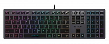 Клавиатура A4Tech FX60 серый USB slim LED (FX60 GREY / NEON) кабель 1.5м