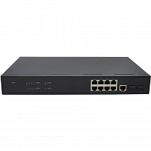 Osnovo SW-70802/L2 - Управляемый (L2+) коммутатор Gigabit Ethernet на 10 портов.Порты: 8 x GE (10/100/1000Base-T) + 2 x GE (SFP 1000Base-X)