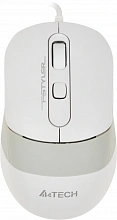 Мышь A4Tech Fstyler FM10 белый/серый оптическая 1600dpi USB 4but (FM10 WHITE)