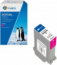 Картридж струйный G&G GG-PFI120M пурп.пигм. (130мл) для Canon imagePROGRAF TM-200/205/300/305/250