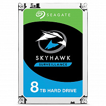 Жесткий диск SEAGATE SkyHawkAI ST8000VE001, 8Тб, HDD, SATA III - 6 Гбит/с, 3.5"