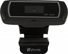 Камера Web Оклик OK-C013FH черный 2Mpix (1920x1080) USB2.0 с микрофоном