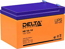 HR 12-12 - Аккумулятор Delta, свинцово-кислотный, герметичный, 12В/12Ач