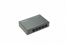 SW-5G - Неуправляемый коммутатор Gigabit Ethernet на 5 портов. Порты: 5 x GE (10/100/1000Base-T). Auto MDI/MDIX Встроенная грозозащита 2кВ. В комплекте БП DC12V(1A). Размеры (ШхВхГ): 100 x 23 x 65мм. Рабочая температура: 0...+40 гр. С, OSNOVO