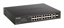 DGS-1100-18PV2/A3A - Настраиваемый коммутатор серии EasySmart DGS-1100-18PV2, оснащенный 16 портами 10/100/1000Base-T с поддержкой PoE и 2 комбо-портами 1000Base-T/SFP