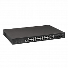 4092 SKAT PoE-M-24G-4G-4S - Управляемый L2+ коммутатор PoE Plus, 400Вт, порты: 24-Ethernet, 4-Uplink, 4-SFP