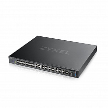 XS3800-28 - Гибридный мультигигабитный L3 Core коммутатор Zyxel NebulaFlex Pro XS3800-28, rack 19", 4xRJ-45: 1/2,5/5/10G, 8xCombo (SFP: 1/10G, RJ-45: 1/2,5/5/10G), 16xSFP+, стекируемый (до 4), 2 блока питания в комплекте