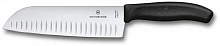Нож кухонный Victorinox Swiss Classic Santoku (6.8523.17B) стальной сантоку лезв.170мм черный европодвес