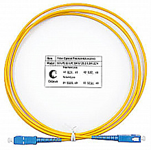 Cabeus FOP(s)-9-SC-SC-2m - Шнур оптический simplex SC-SC 9/125 sm 2м LSZH