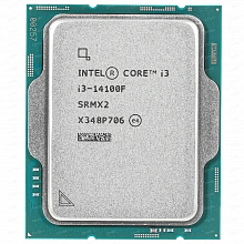 Процессор/ CPU LGA1700 Intel Core i3-14100F (Raptor Lake, 4C/8T, 3.5/4.7GHz, 12MB, 110W) OEM