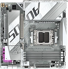 Материнская плата Gigabyte B850M AORUS ELITE WIFI6E ICE Socket AM5 AMD B850 4xDDR5 mATX AC`97 8ch(7.1) 2.5Gg RAID+DP