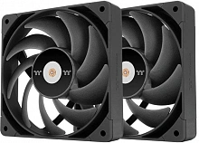 Вентилятор для корпуса Thermaltake Toughfan 14 Pro 140х140x25 черный 4-pin (упак.:2шт) (CL-F160-PL14BL-A) Ret