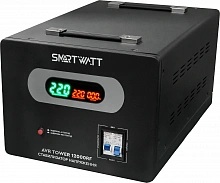Стабилизатор напряжения Smartwatt AVR Tower 12000RF 12000ВА черный