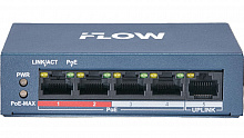 F-SW-EU205POE-V/L - неуправляемый коммутатор Value СЕРИЯ(100M, PoE) 4 RJ45 10/100M PoE с грозозащитой 6кВ, iFLOW