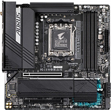 Материнская плата Gigabyte B650M AORUS ELITE AX Socket AM5 AMD B650 4xDDR5 mATX AC`97 8ch(7.1) 2.5Gg RAID+HDMI+DP