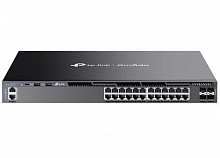 SG6428X Стекируемый управляемый коммутатор 3-го уровня Omada с 24 гигабитными портами и 4 портами SFP+, TP-Link