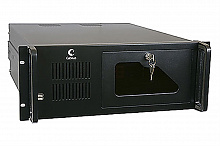 Cabeus CL-407L - Корпус cерверный 19" 4U, RM (ДxШxВ)мм: 530x430x177, 3x5.25"+1x3.5"+8x3.5"HDD, без блока питания