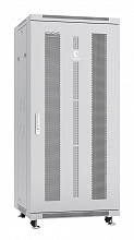 Cabeus ND-05C-27U60/100 Шкаф монтажный телекоммуникационный 19" напольный для распределительного и серверного оборудования 27U 600x1000x1388mm (ШхГхВ) передняя и задняя перфорированные двери, ручка с замком, цвет серый (RAL 7035)