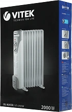 Радиатор масляный Vitek VT-1709 2000Вт белый