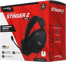 Наушники с микрофоном HyperX Cloud Stinger 2 Core черный 1.3м мониторные оголовье (683L9AA)