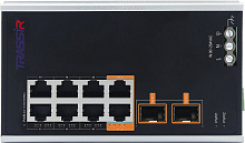 TR-NS15102S-130-8POE - Неуправляемый промышленный коммутатор Trassir c 8 PoE портами