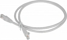Патч-корд Buro UTP-6-1M-G UTP 4 пары cat.6 CCA molded 1м серый RJ-45 (m)-RJ-45 (m)