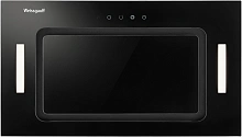 Вытяжка встраиваемая Weissgauff Intense 600 Touch черный/стекло черное управление: сенсорное (1 мотор)