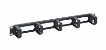 CO05-1M5RM - ITK Кабельный органайзер 19" 1U, 5 колец, черный