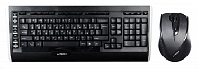 Клавиатура + мышь A4Tech 9300F клав:черный мышь:черный USB беспроводная Multimedia