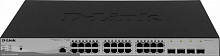 Коммутатор D-Link DGS-1210-28P/ME/B2A (L2) 24x1Гбит/с 4xКомбо(1000BASE-T/SFP) 24PoE 193W настраиваемый
