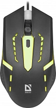 Мышь Defender Hit MB-601 черный оптическая 1200dpi USB 3but (52601)