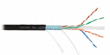 NMC 4255B-BK - Кабель NIKOMAX F/UTP 4 пары, Кат.6a (Класс Ea), тест по ISO/IEC, 500МГц, одножильный, BC (чистая медь), 23AWG (0,57мм), полиэтилен, внешний, черный, 500м - гарантия: 3 года