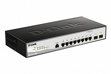 DGS-1210-10/ME/A1A Управляемый L2 коммутатор с 8 портами 10/100/1000Base-T и 2 портами 1000Base-X SFP