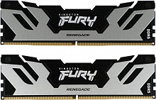 Память DDR5 2x16GB 7200MHz Kingston KF572C38RSK2-32 Fury Renegade Silver XMP RTL Gaming PC5-57600 CL38 DIMM 288-pin 1.45В kit single rank с радиатором Ret