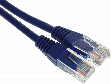 Патч-корд Lanmaster TWT-45-45-1.5-BL UTP RJ-45 вил.-вилка RJ-45 кат.5E 1.5м синий ПВХ (уп.:1шт)