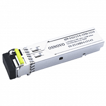 SFP-S1LC13-G-1550-1310 - Оптический SFP Оптический SFP Модуль. Одно волокно Single Mode. Скорость: до 1,25 Гбит/c. Тип разъема: LC. Оптический бюджет: 13дБ
