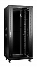 Cabeus SH-05C-27U60/100-BK - Шкаф монтажный телекоммуникационный 19" напольный для распределительного и серверного оборудования 27U 600x1000x1388mm (ШхГ