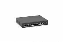 4073 SKAT PoE-8E-2G v.2 коммутатор PoE Plus, мощность 120Вт, порты: 8-Ethernet PoE, 2-Uplink