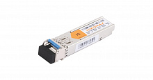 GL-OT-SG06LC1-1310-1550-B - одноволоконный одномодовый SFP-модуль NIKOMAX WDM, скорость 155Mb/1,25Gb/s. Разъём LC. Tx:1310/Rx:1550 нм. Расстояние передачи до 3 км.