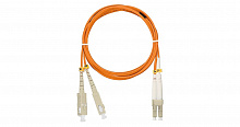 NMF-PC2M2C2-SCU-LCU-001 - Переходной шнур NIKOMAX, двойной, MM 50/125, OM2, SC/UPC-LC/UPC, LSZH, 1 м