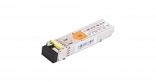 GL-OT-SG06LC1-1550-1310-B - одноволоконный одномодовый SFP-модуль NIKOMAX WDM, скорость 155Mb/1,25Gb/s. Разъём LC. Tx:1550/Rx:1310 нм. Расстояние передачи до 3 км.