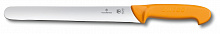 Нож кухонный Victorinox Swibo (5.8441.30) стальной универсальный для мяса лезв.300мм прямая заточка оранжевый