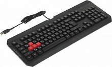 Клавиатура A4Tech Q100 черный USB for gamer LED (Q100 USB) кабель 1.8м