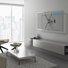 Кронштейн для телевизора Kromax CORBEL-6 черный 22"-65" макс.30кг настенный поворот и наклон