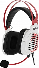 Наушники с микрофоном A4Tech Bloody G560 белый/красный 2м мониторные оголовье (G560 NARAKA)