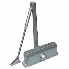ST-DC036BC-SL - Доводчик двери Smartec c тягой EN 3-6, 40 - 120 кг, 1400 мм, 2-х скор., тормоз открывания, SL - алюм.